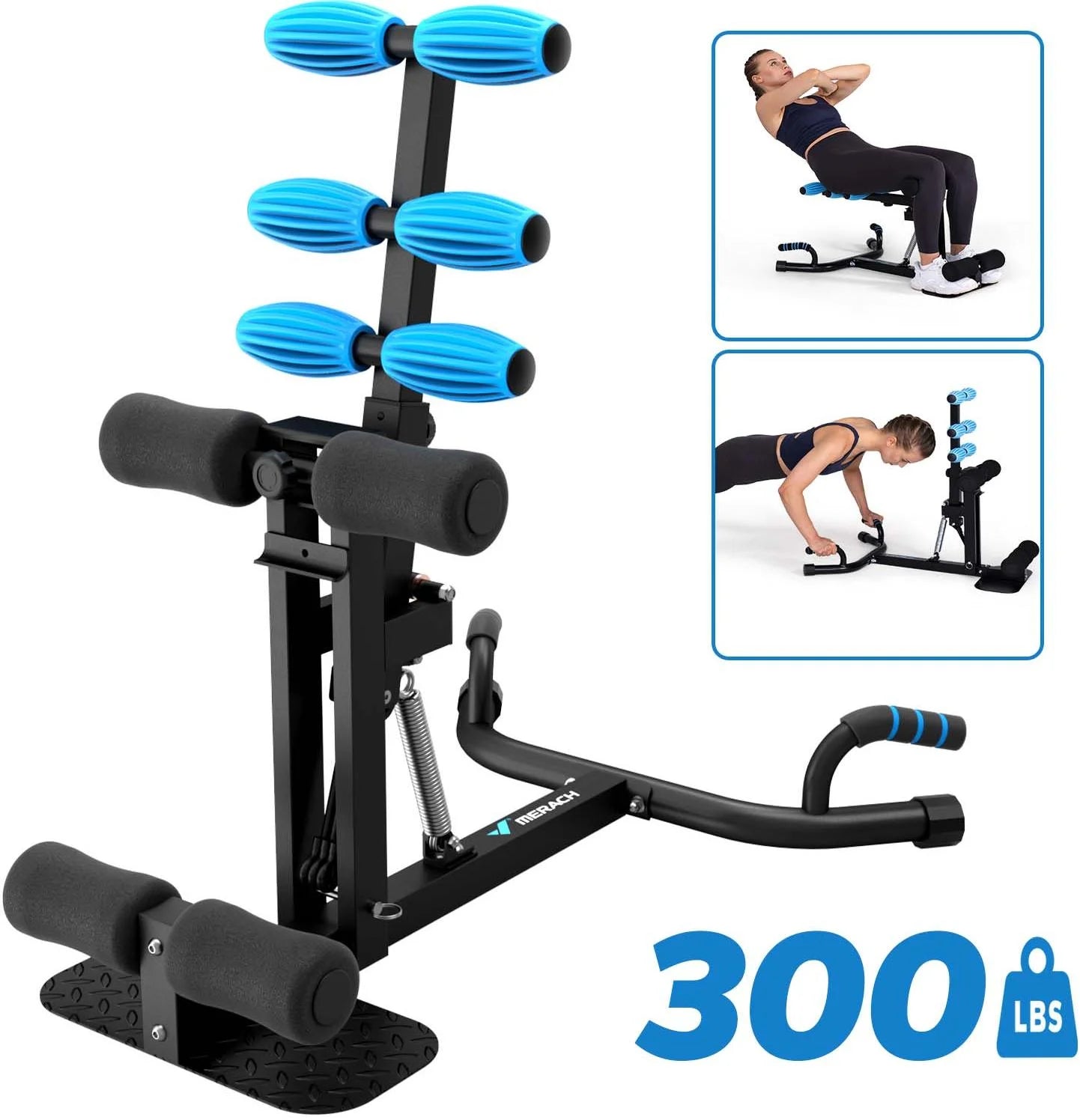 Adjustable Glutes Trainer & Deep Squat Machine - Core Leg Strengthener for Gym Workouts