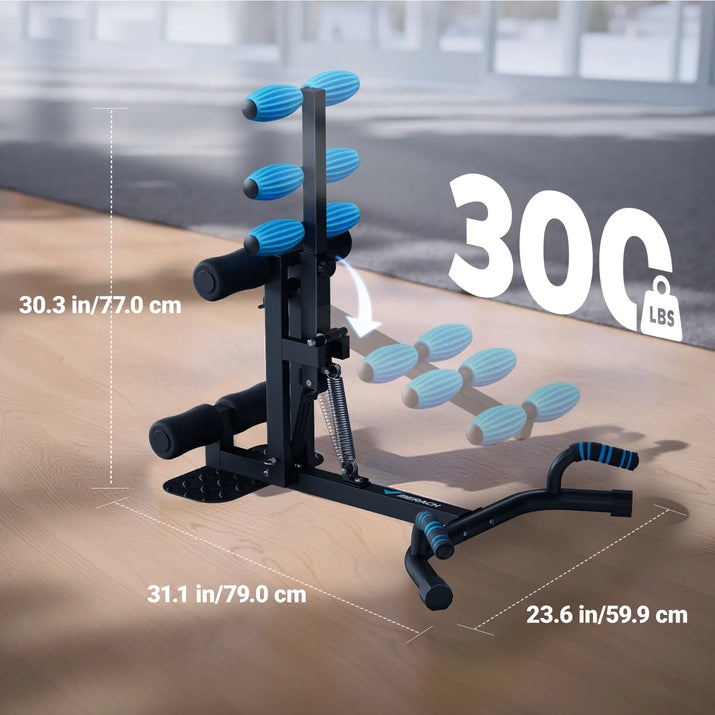 Adjustable Glutes Trainer & Deep Squat Machine - Core Leg Strengthener for Gym Workouts